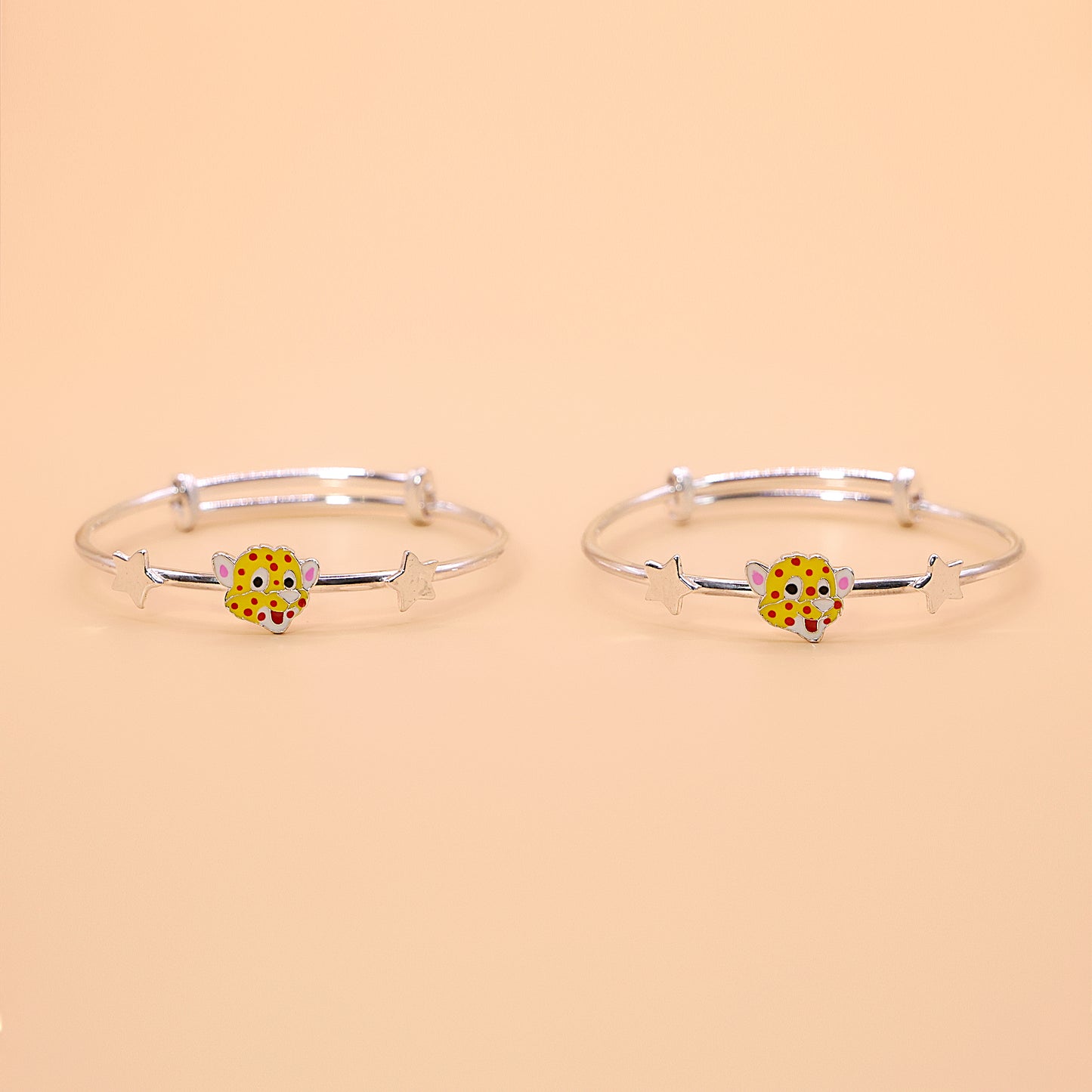 Leopard Charm Adjustable Kada