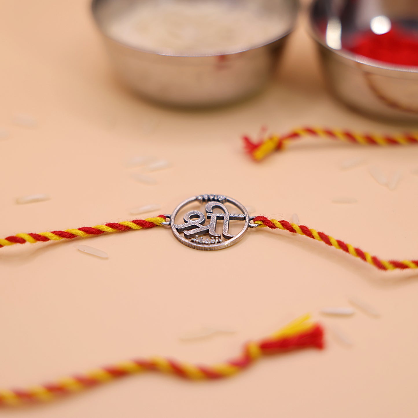 925 Silver Shri (श्री) Rakhi