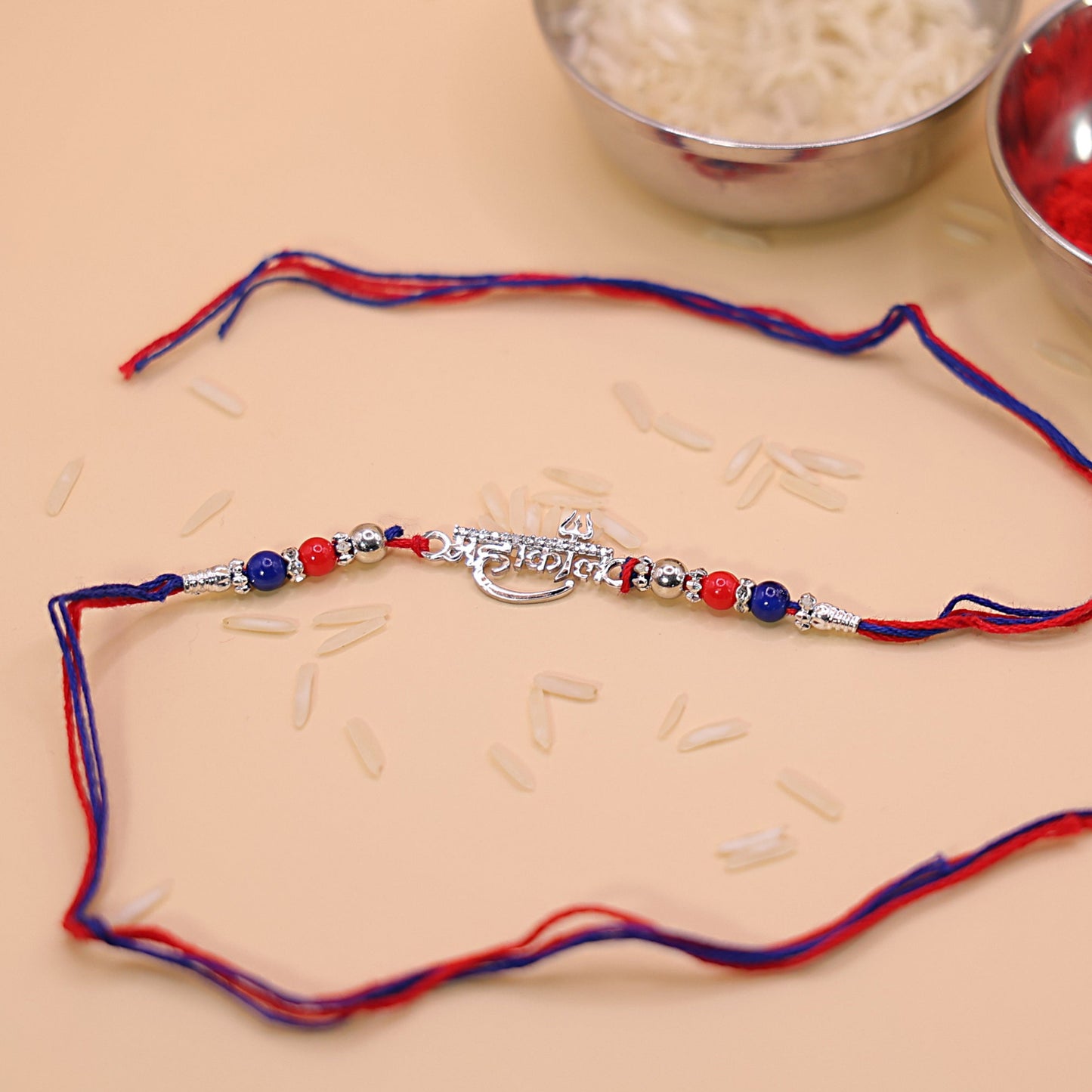 महाकाल Silver Rakhi