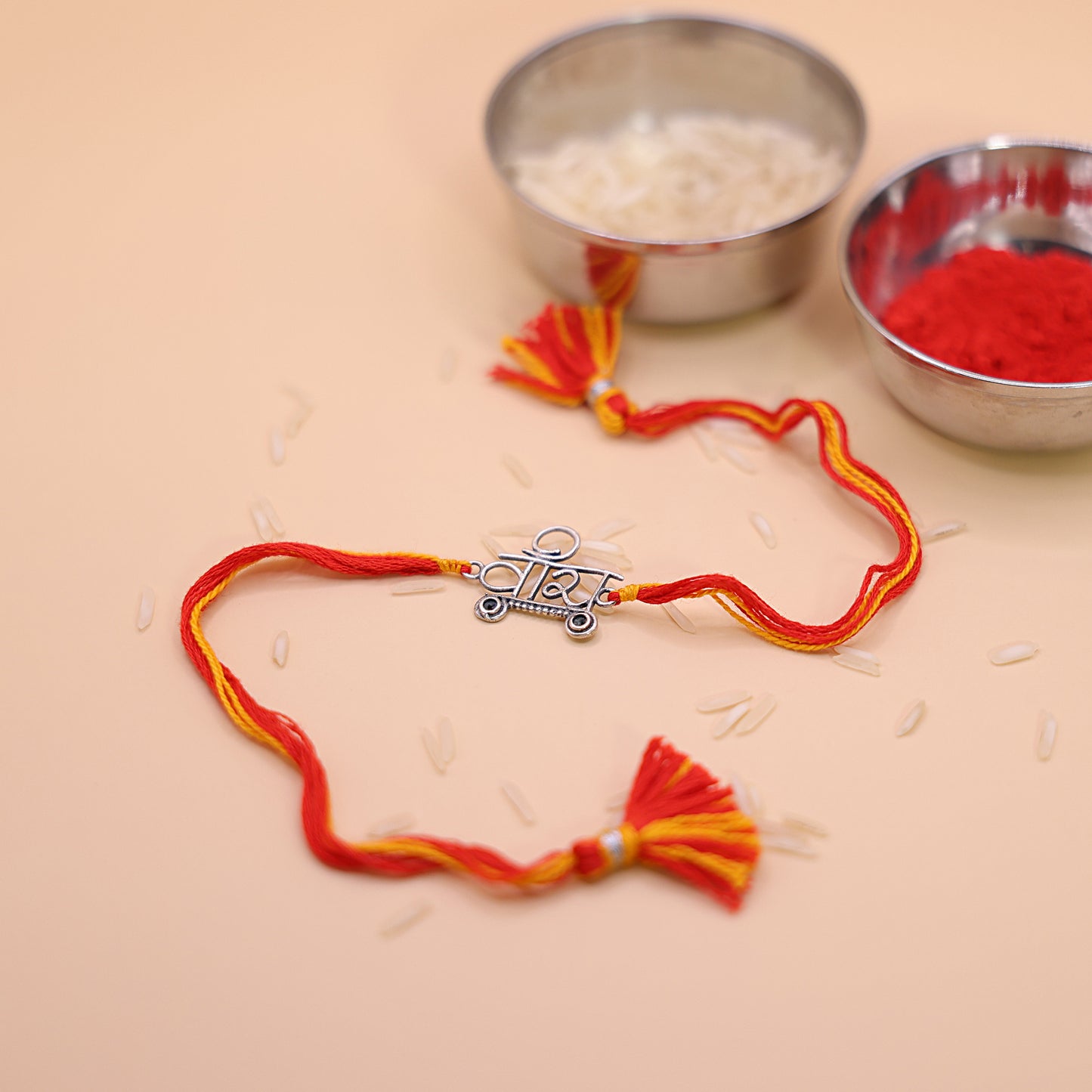 Mere वीरा Silver Rakhi