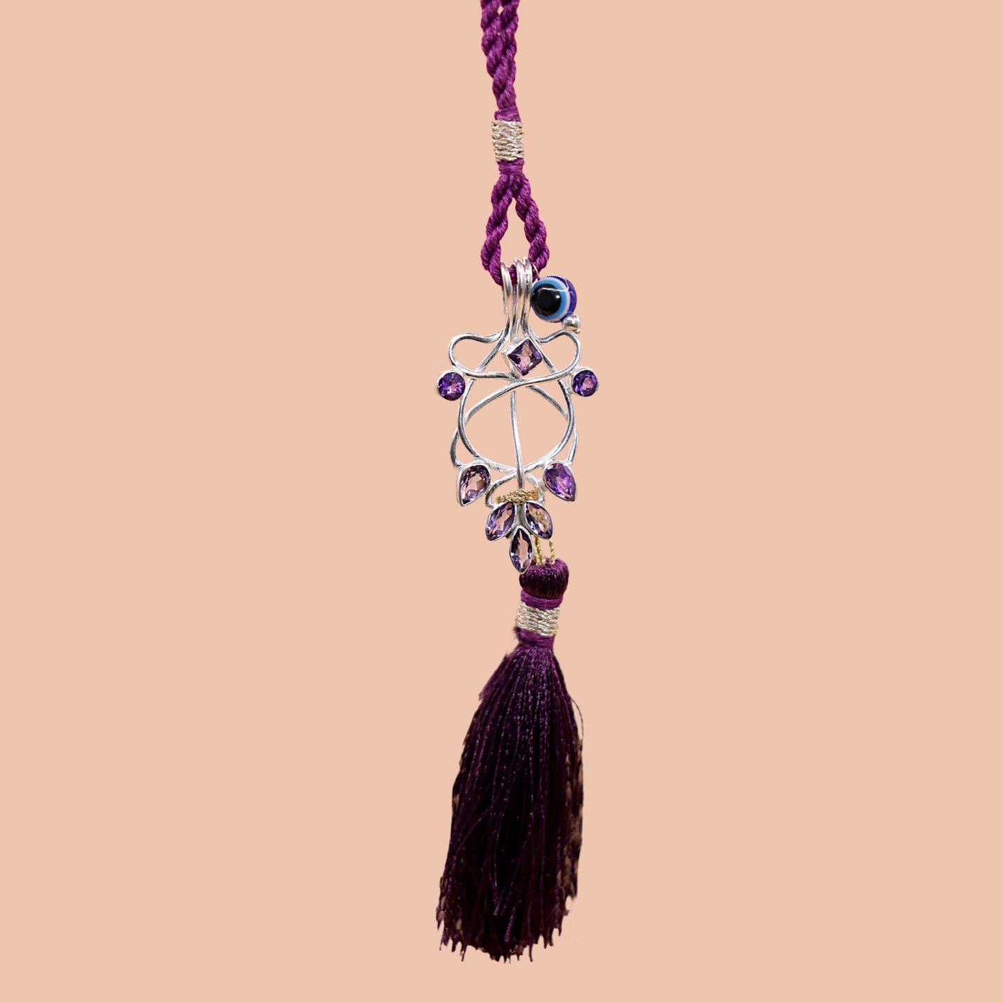 Amethyst Bloom Pendant Lumba