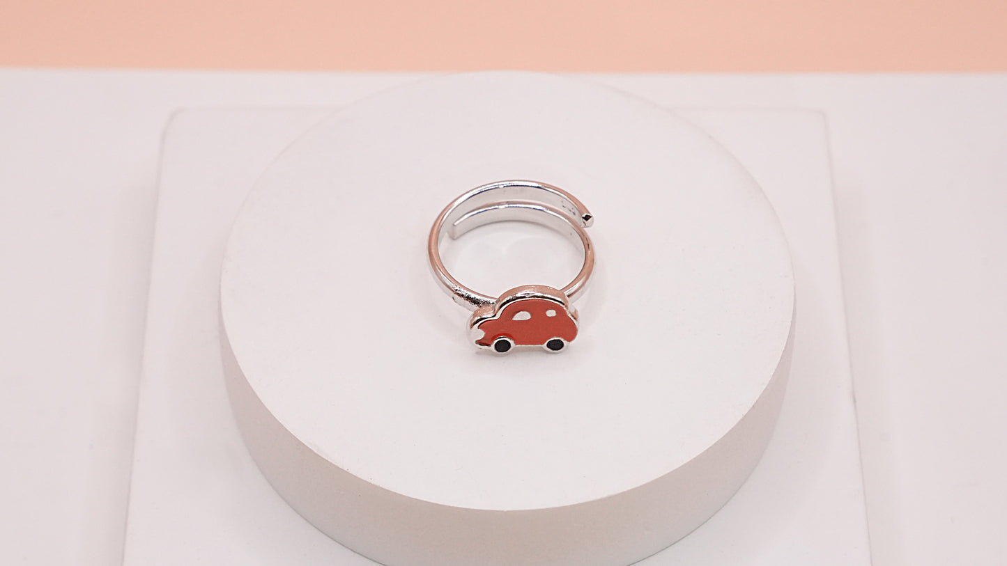 Red Car Baby Ring