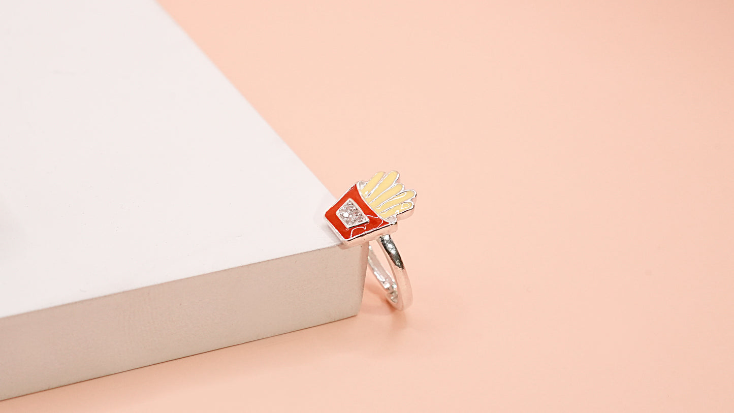 French Fries Baby Ring