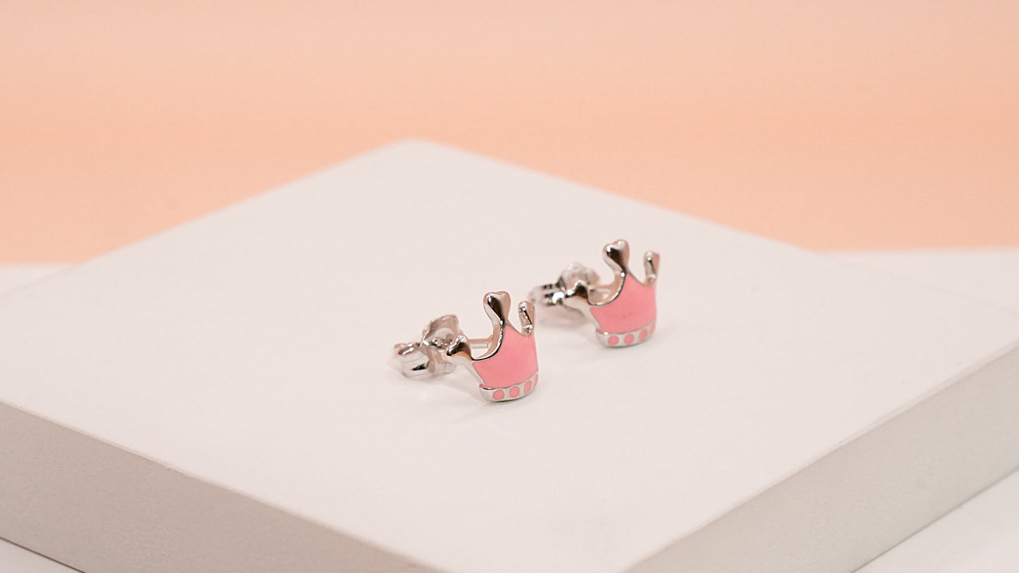 Little Queen Crown Studs