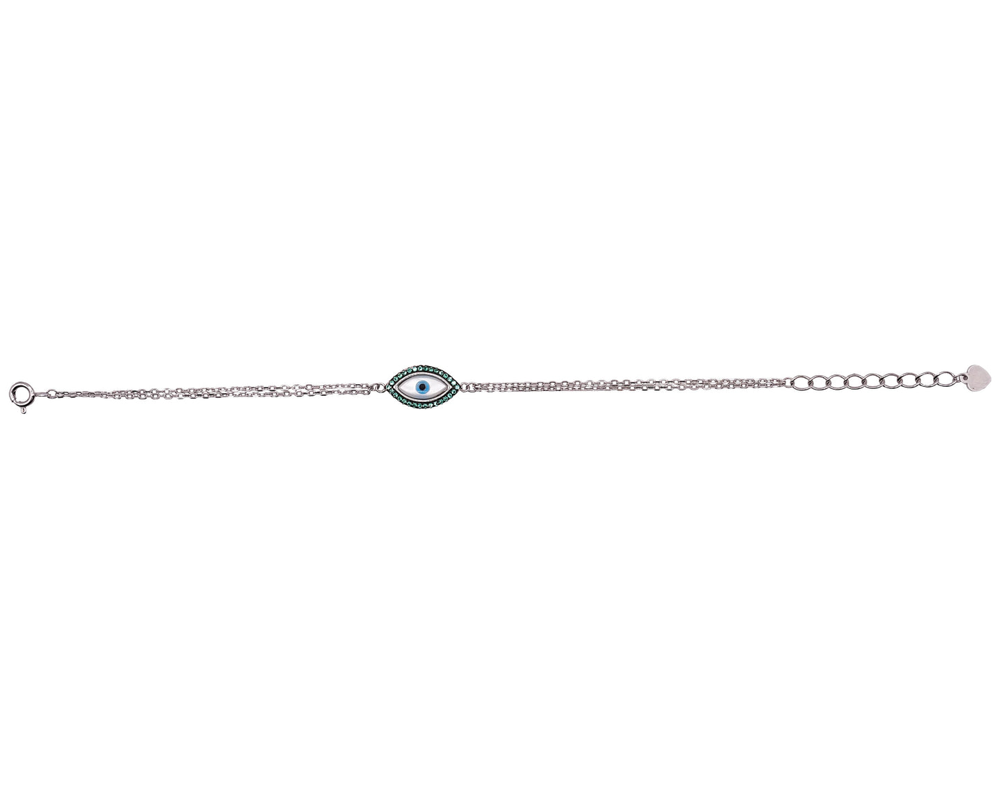 Oval Evil Eye Bracelet