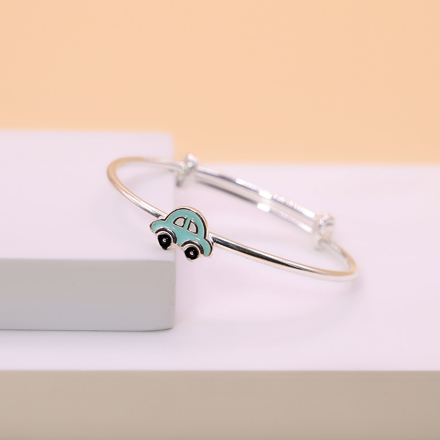 Little Blue Car Bangle
