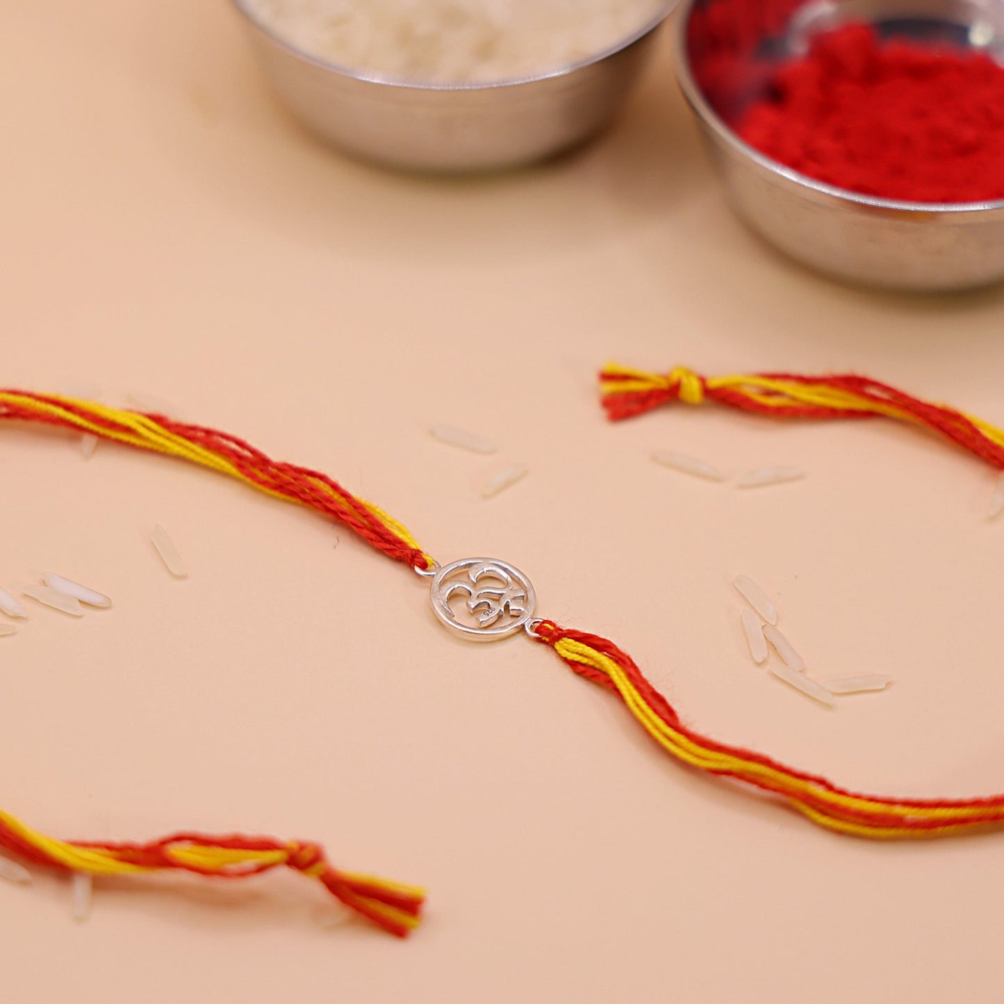925 Silver ॐ Rakhi
