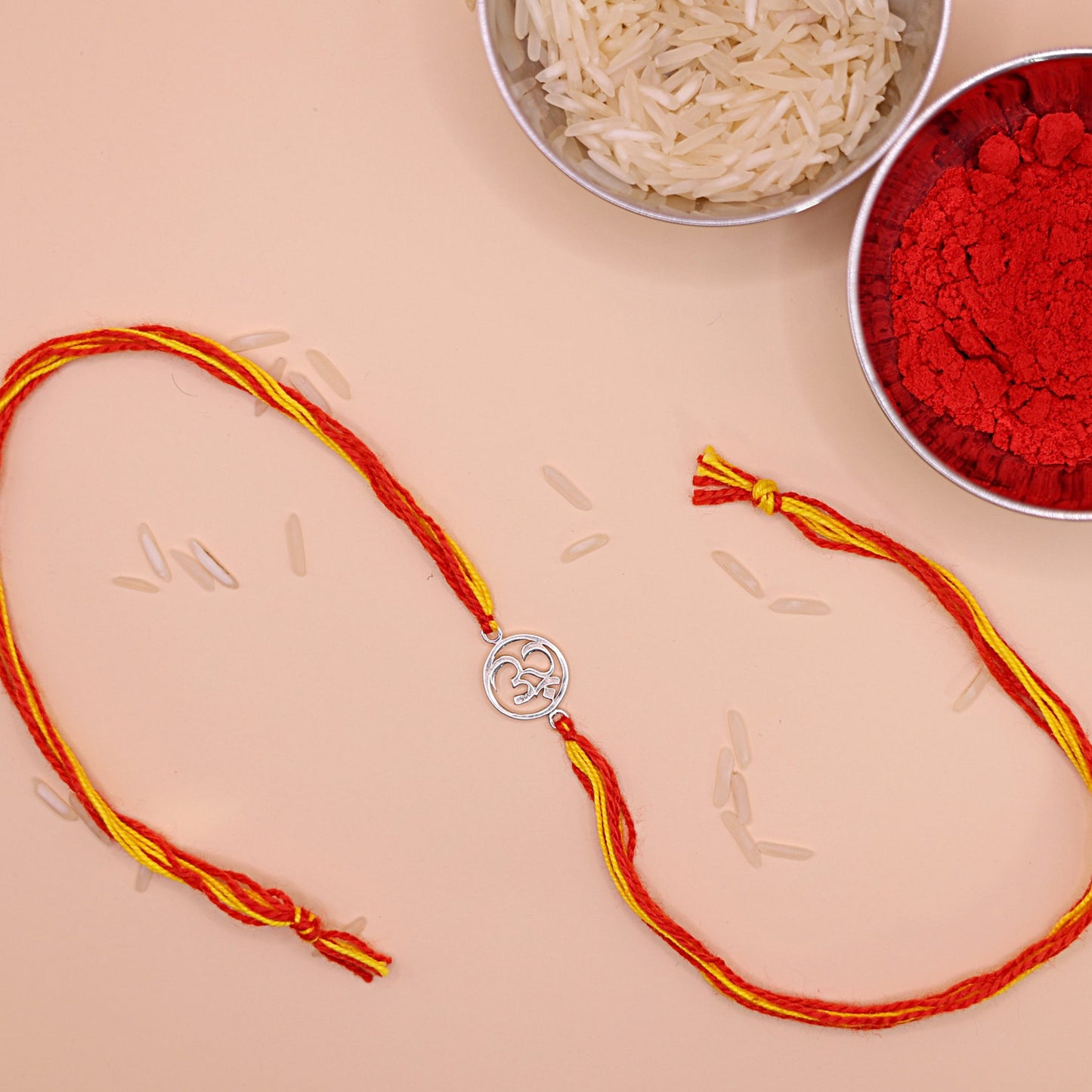 925 Silver ॐ Rakhi