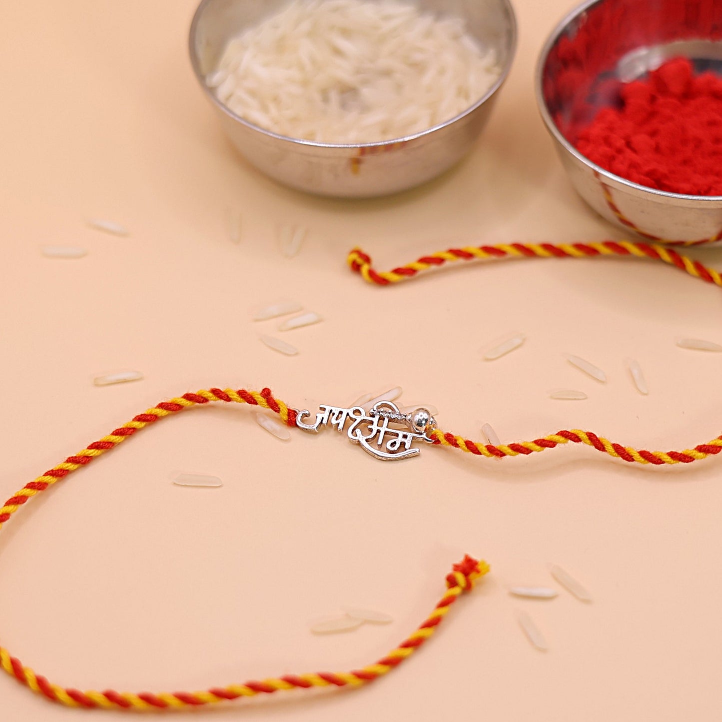 925 Silver जय श्री राम Rakhi