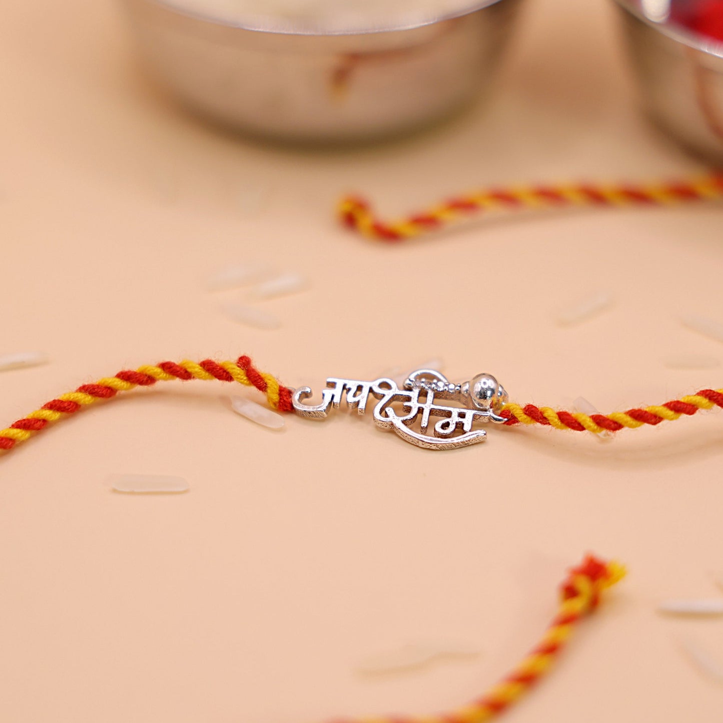 925 Silver जय श्री राम Rakhi