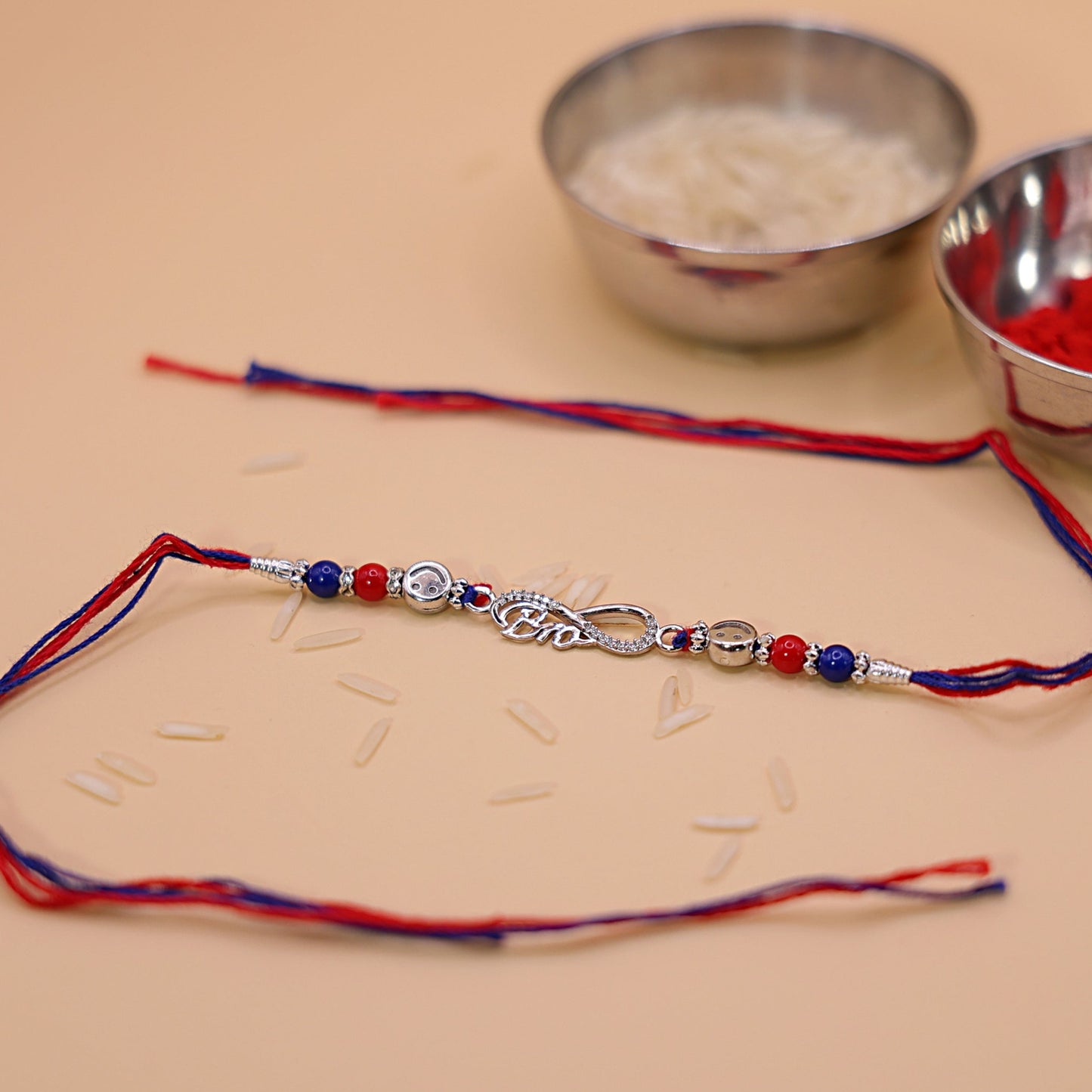 Infinity Bro Silver Rakhi
