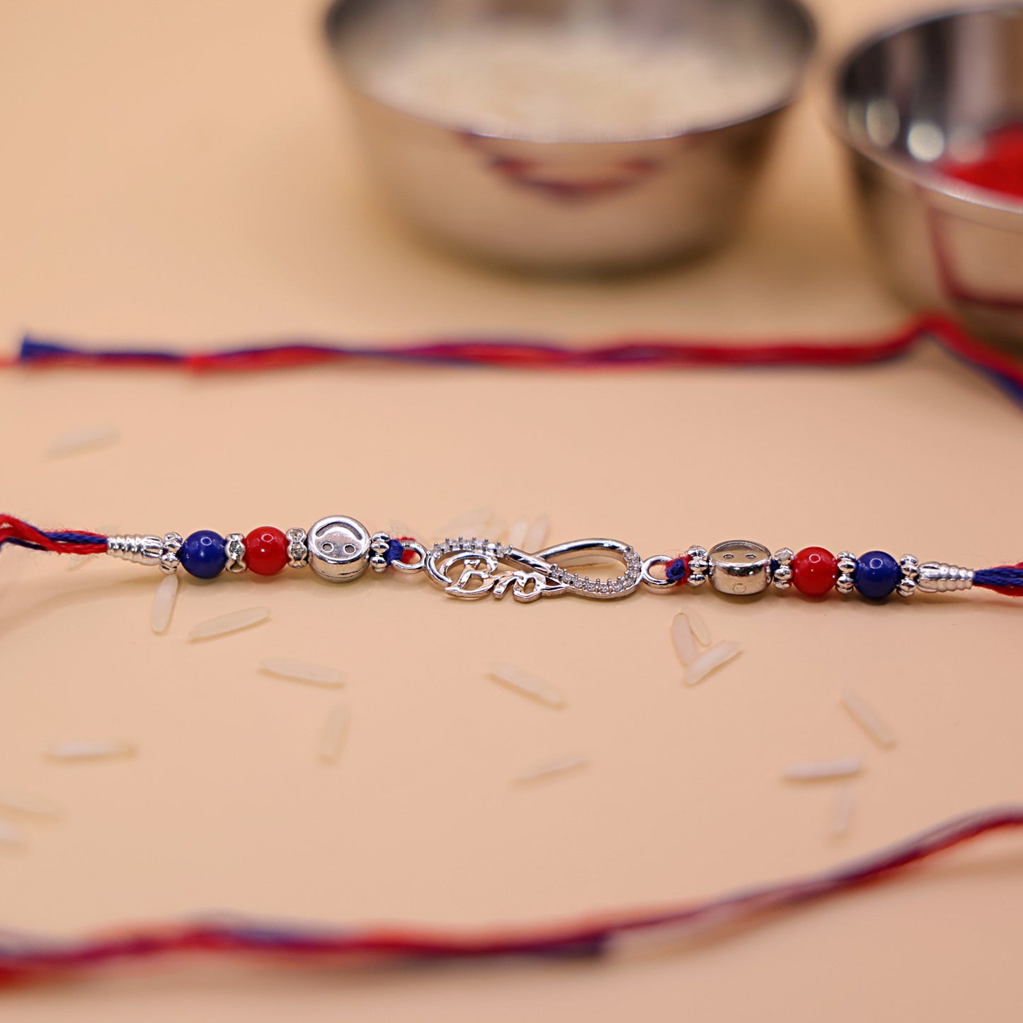 Infinity Bro Silver Rakhi