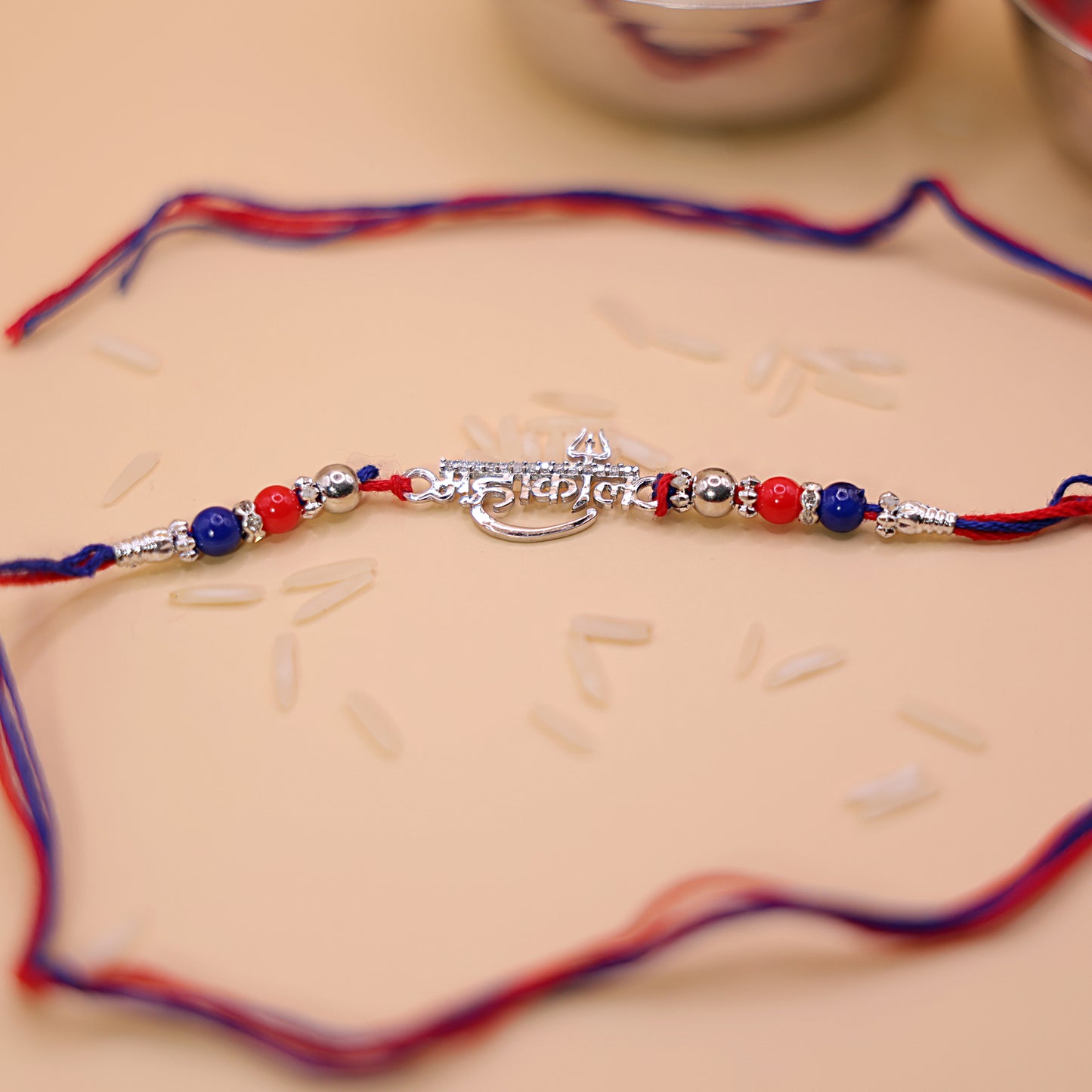 महाकाल Silver Rakhi
