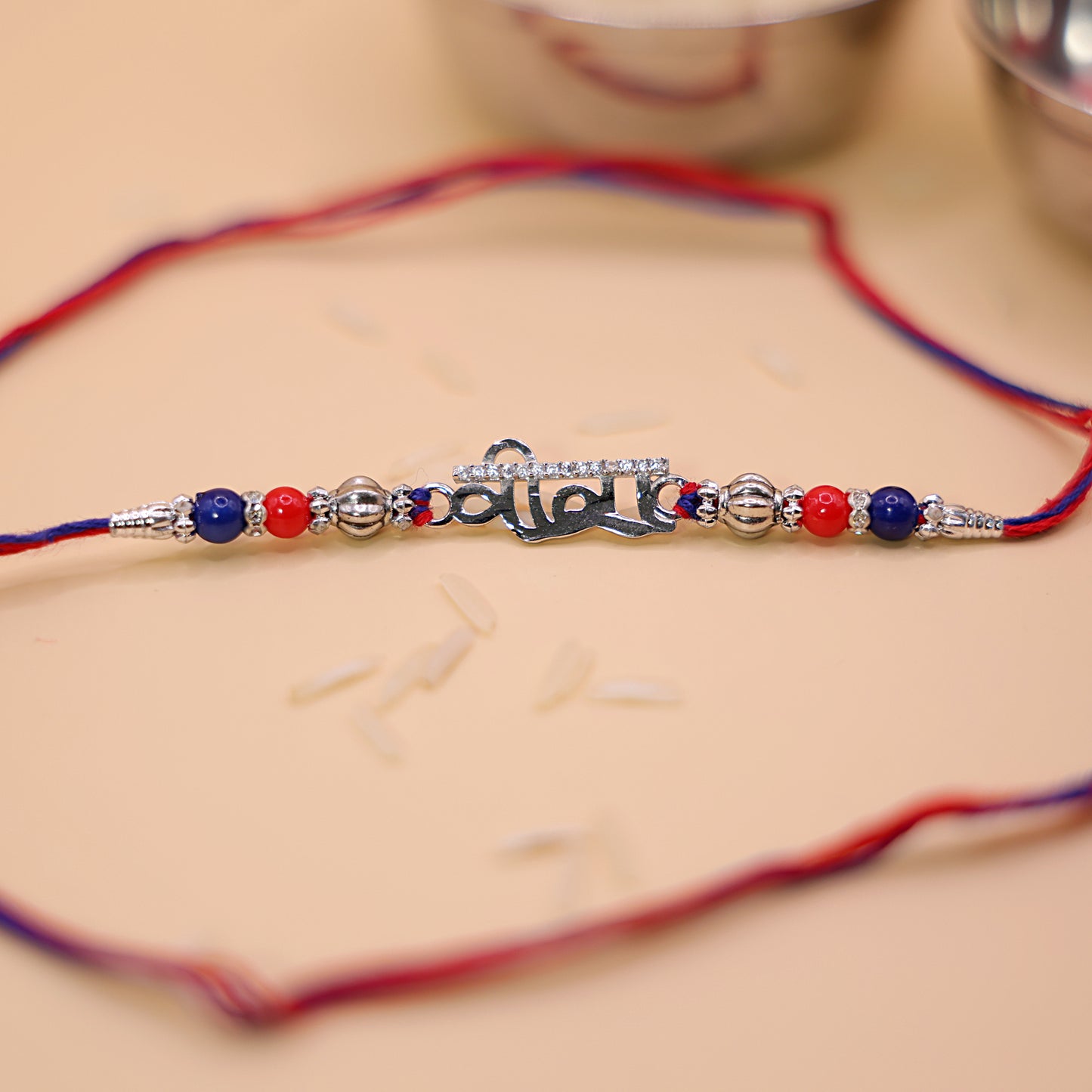 "वीरा" 925 Silver Rakhi
