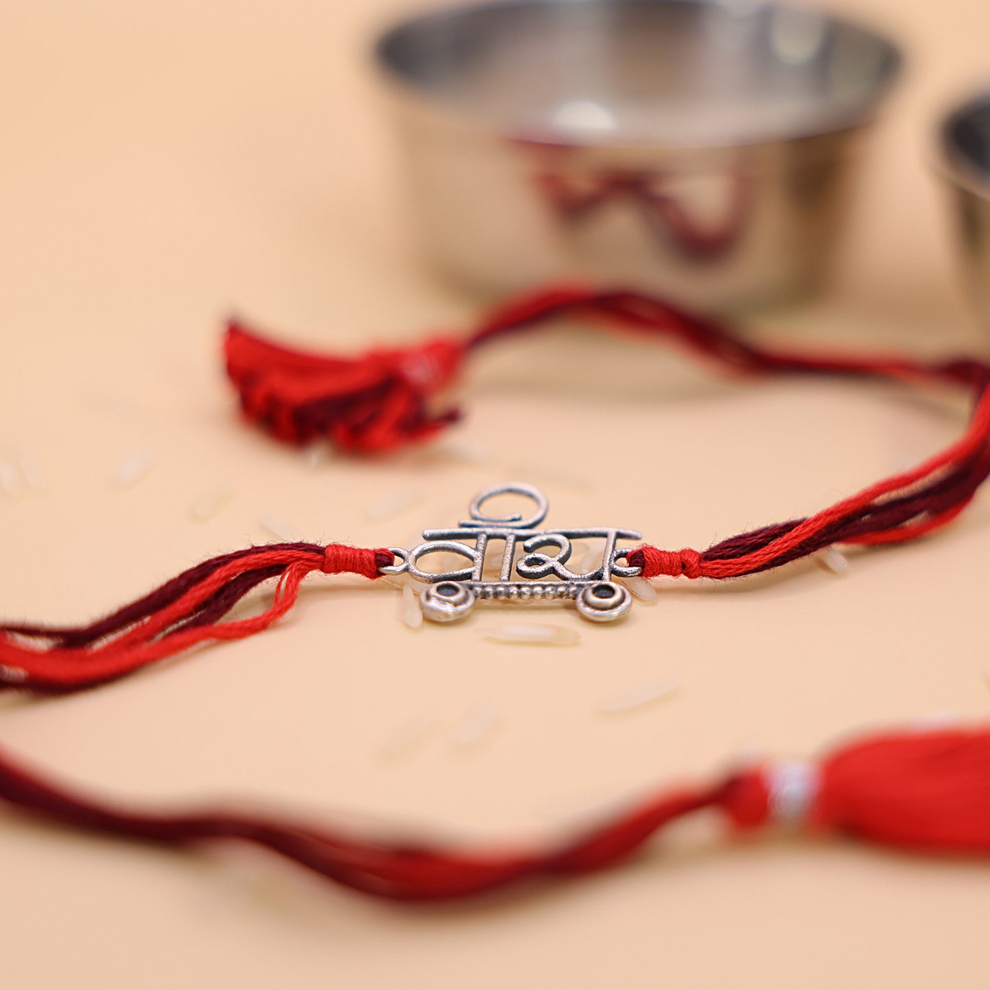 वीरा Silver Rakhi