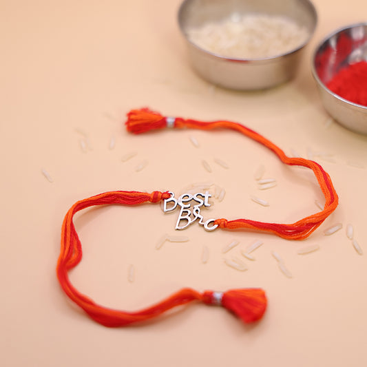Best Bro Silver Rakhi