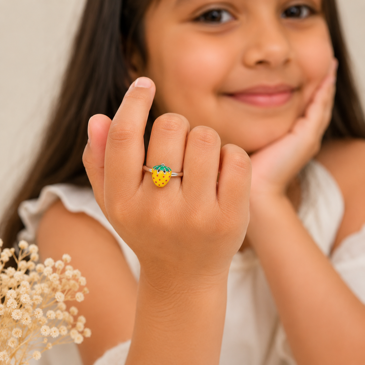 Strawberry Baby Ring