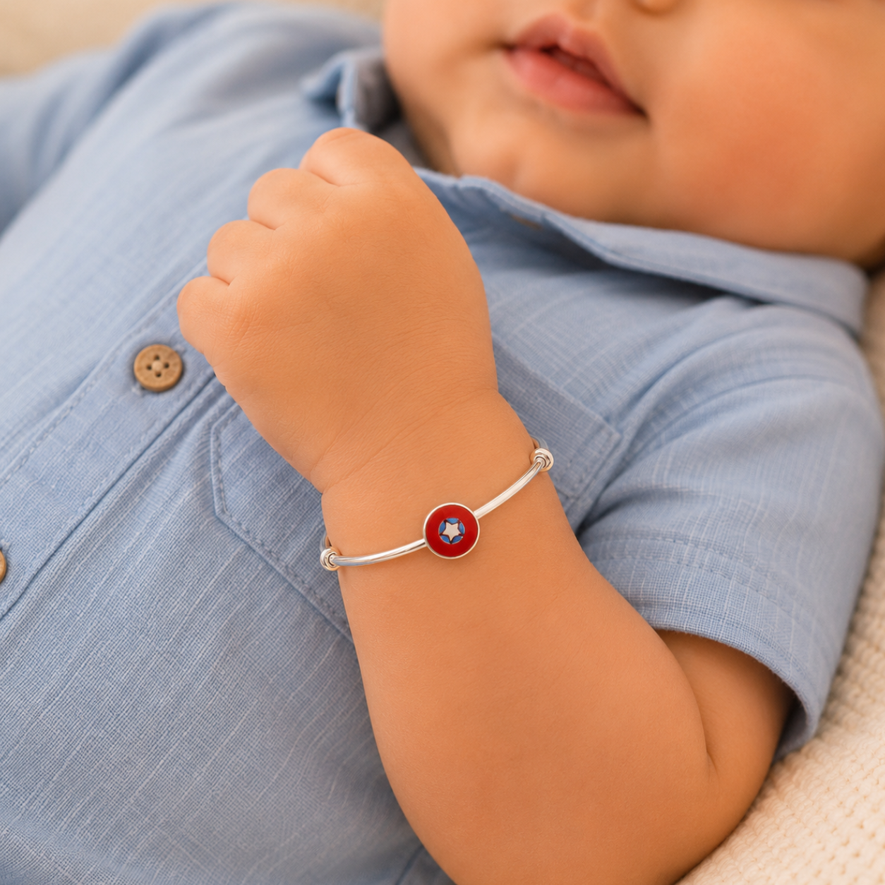 Captain America Baby Bangle