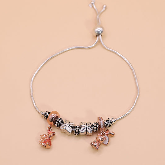 Teddy Pandora Charm Bracelet