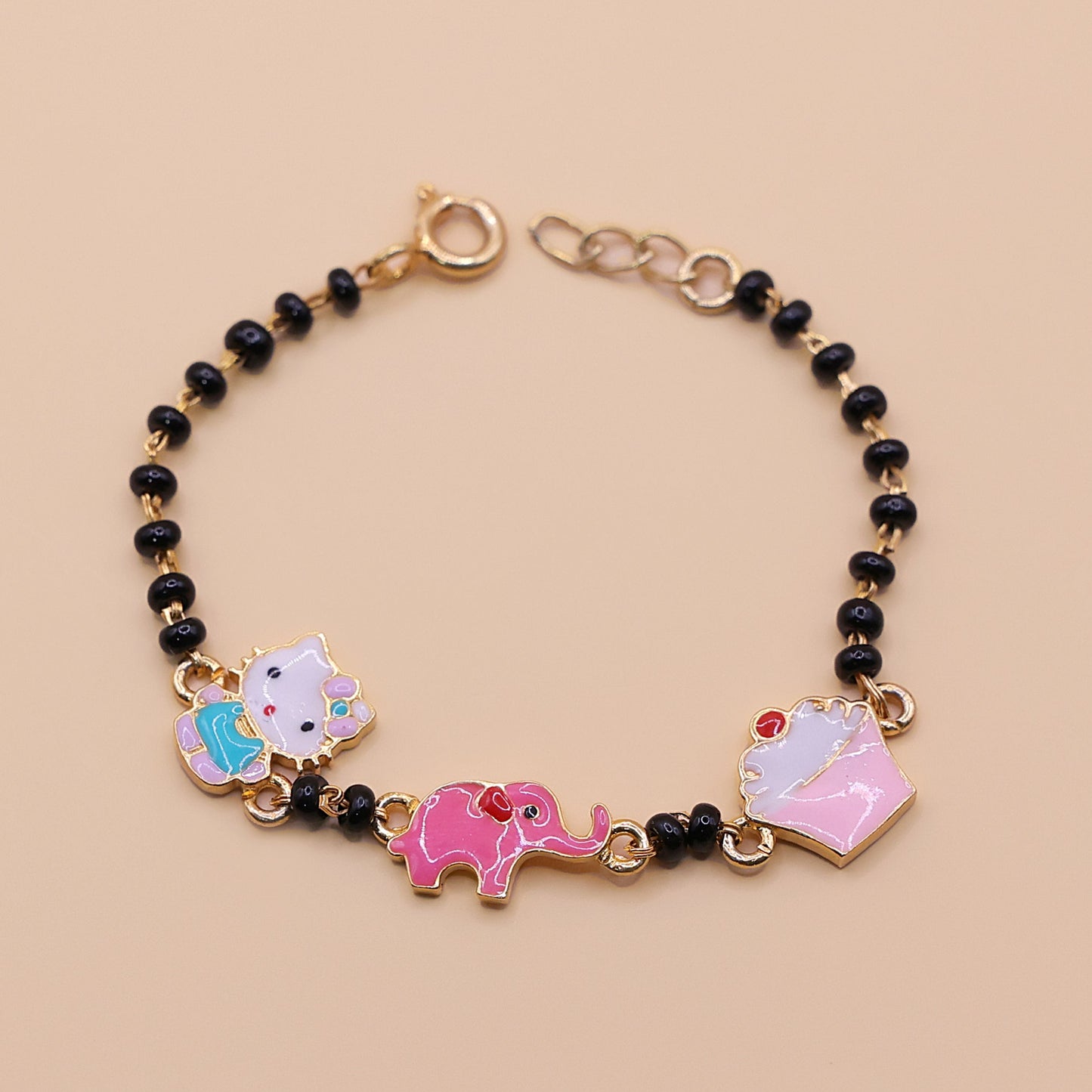 Cupcake Kitty Elephant Silver Nazariya