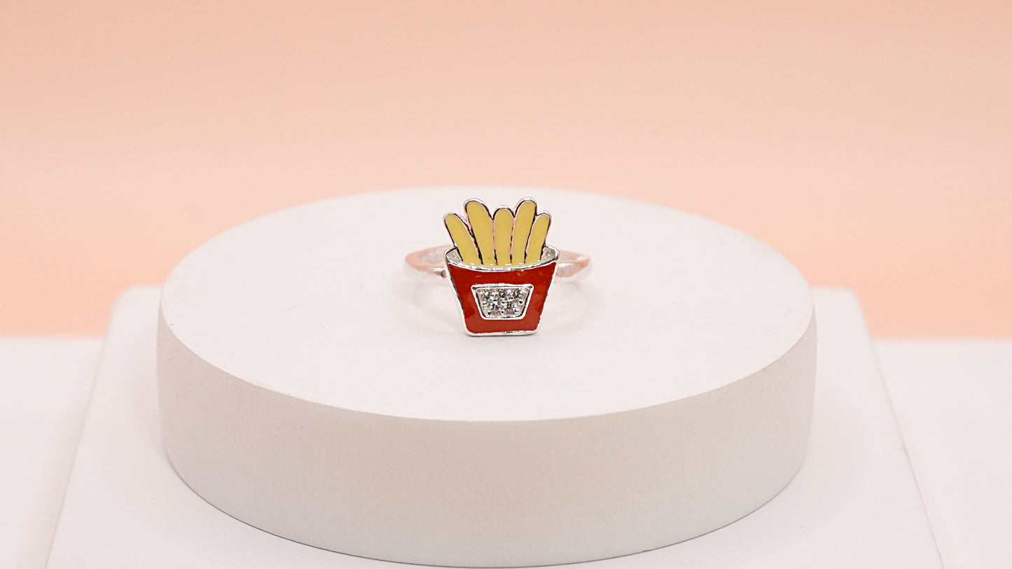 French Fries Baby Ring