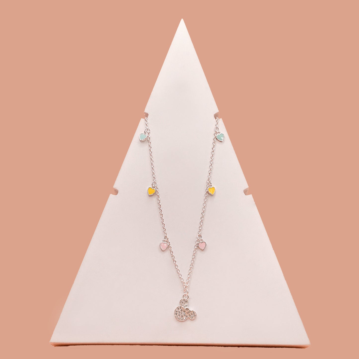Mini mouse hearts Necklace