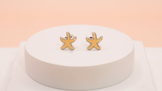 Sunny Starfish Studs