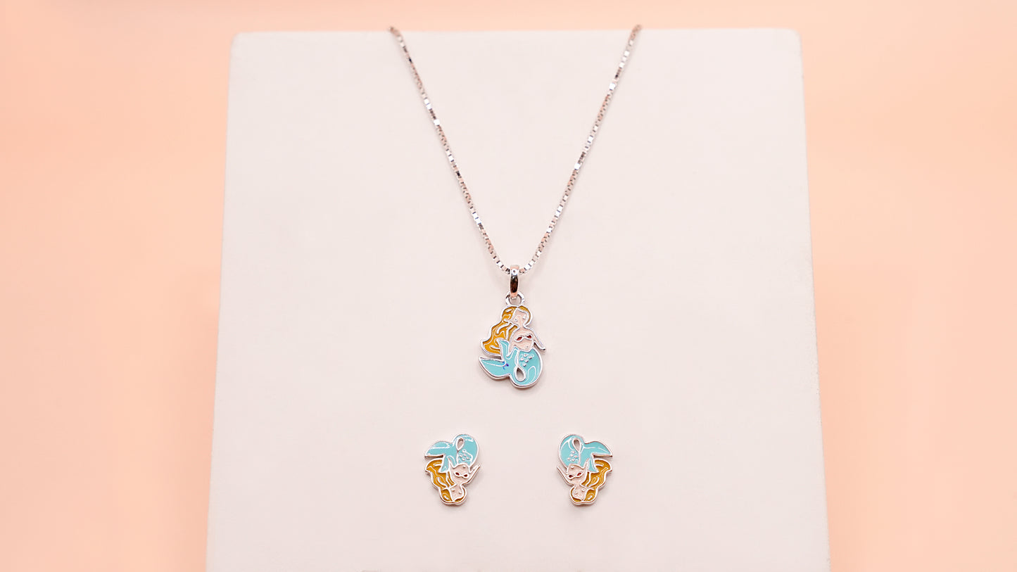 The Mermaid Pendant Set