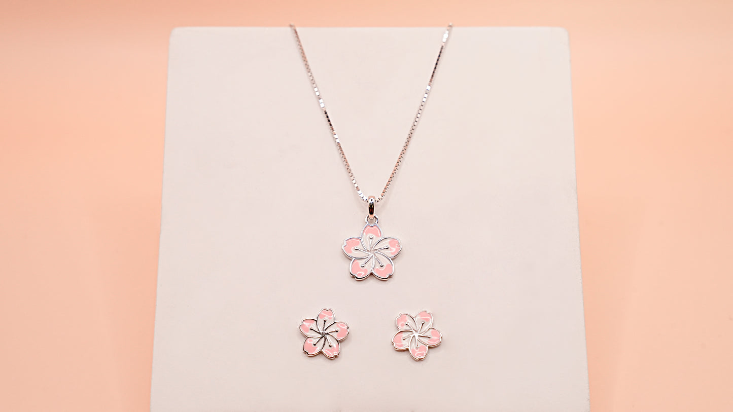 The flower pendant set