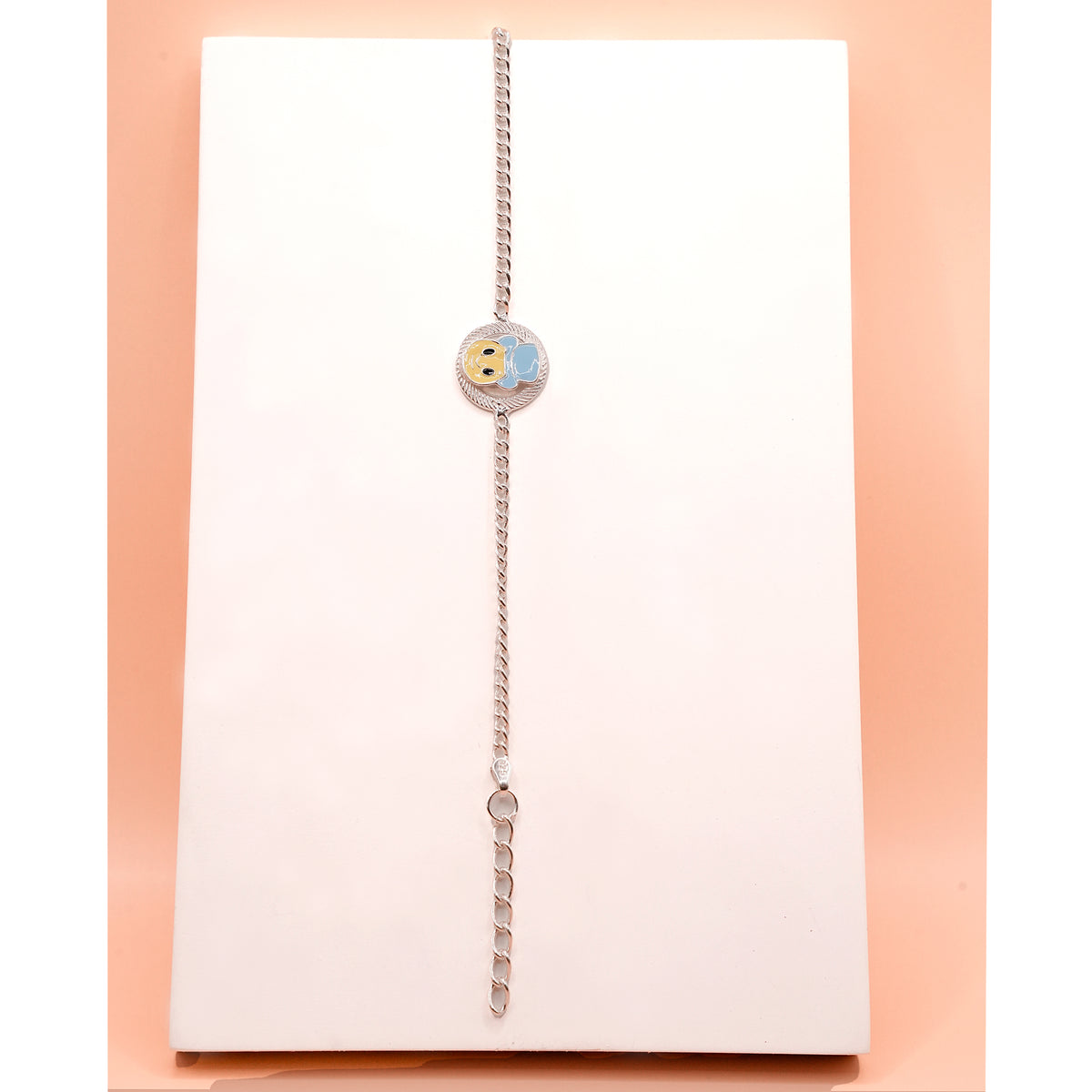 Sunny Hat Silver Chain Bracelet