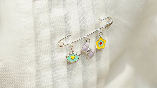 Regal Blossom Bow Lapel Pin