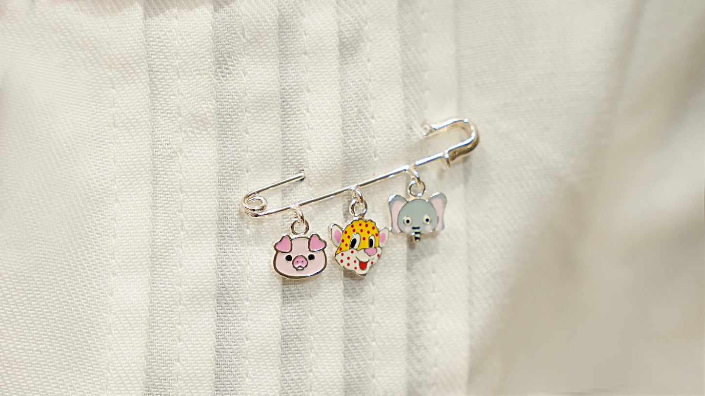 Animal Adventure Lapel Pin