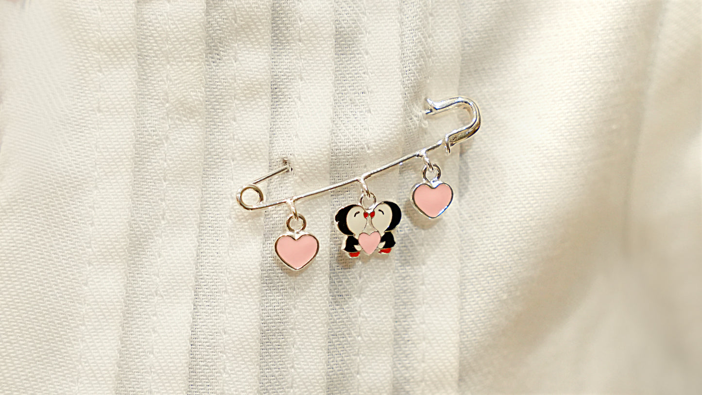 Penguin Love Lapel Pin