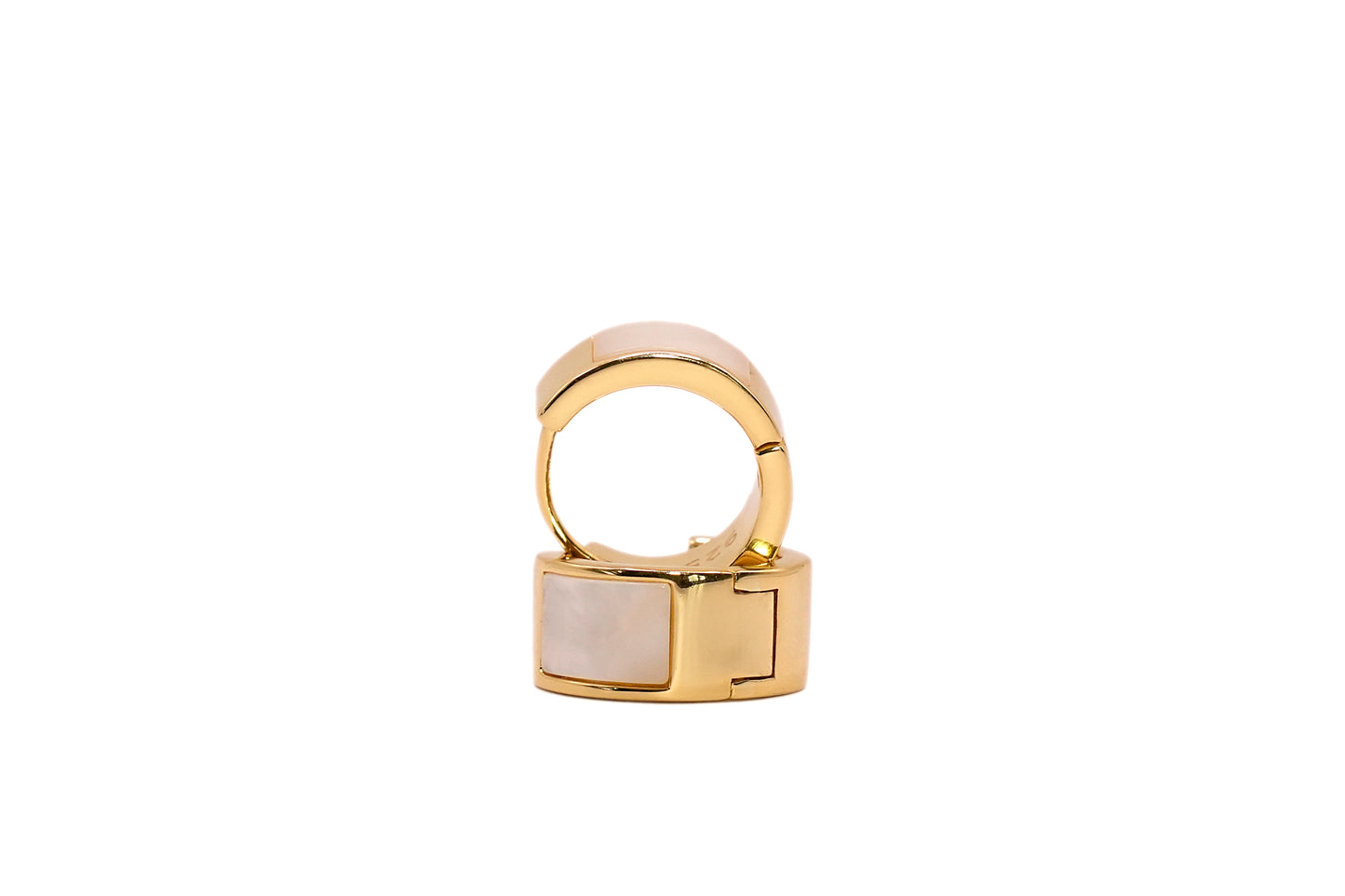 Mother of pearl hoops