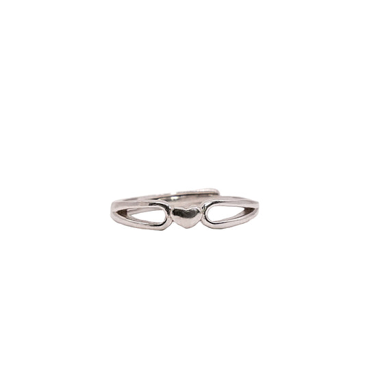 Silver Heart Ring