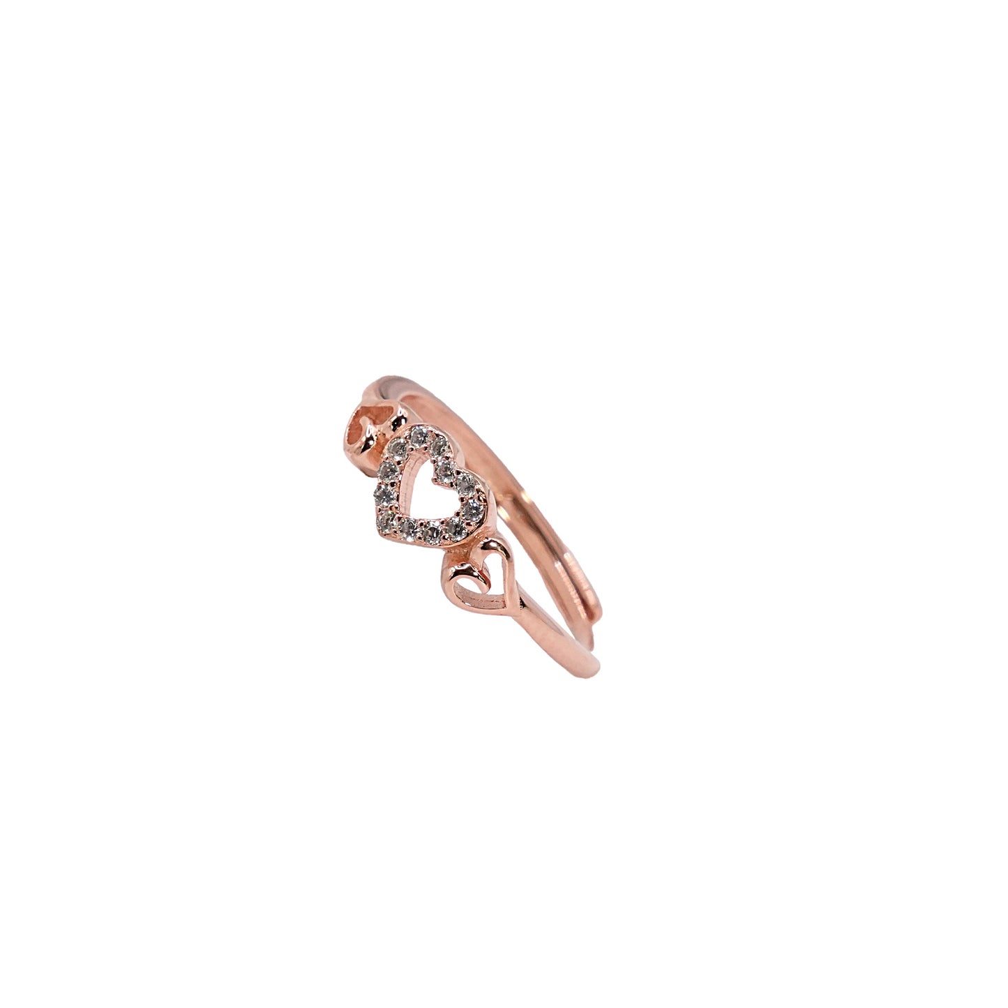 Tri-heart Ring