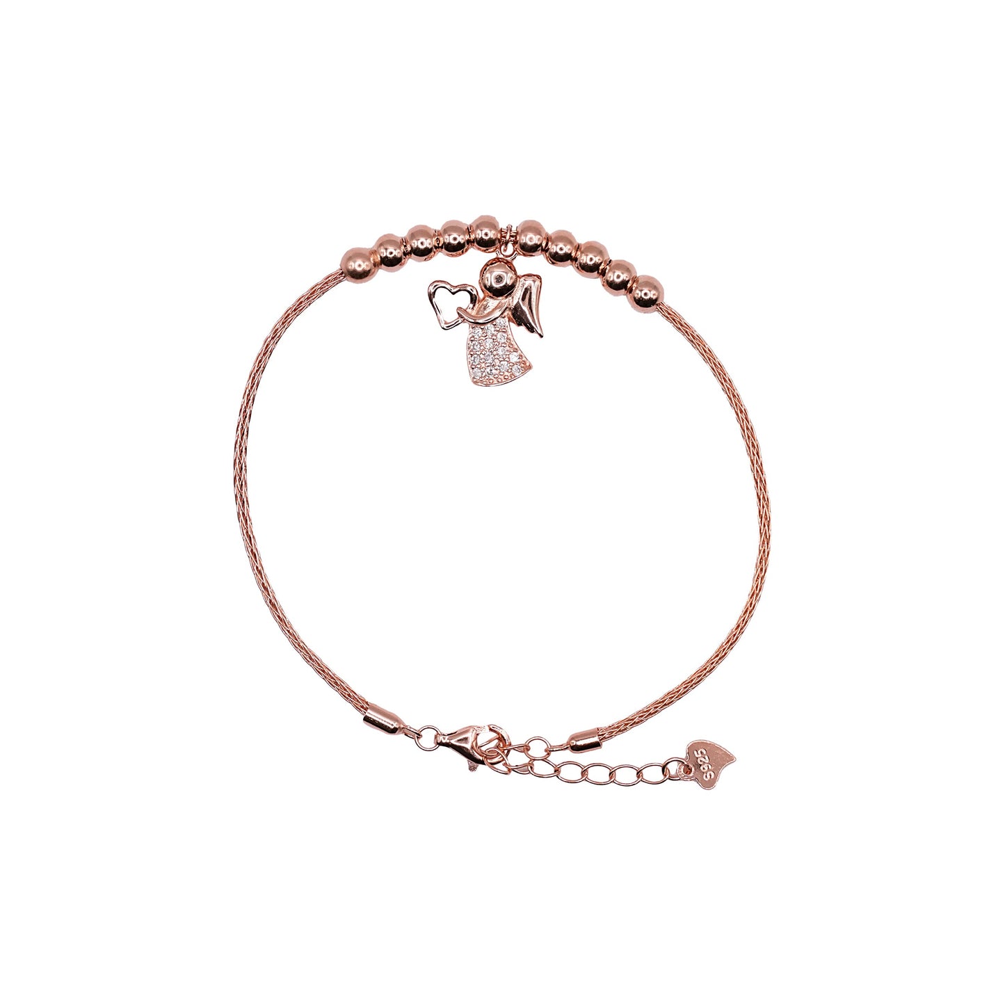 Angel Hanging Beads Bracelet