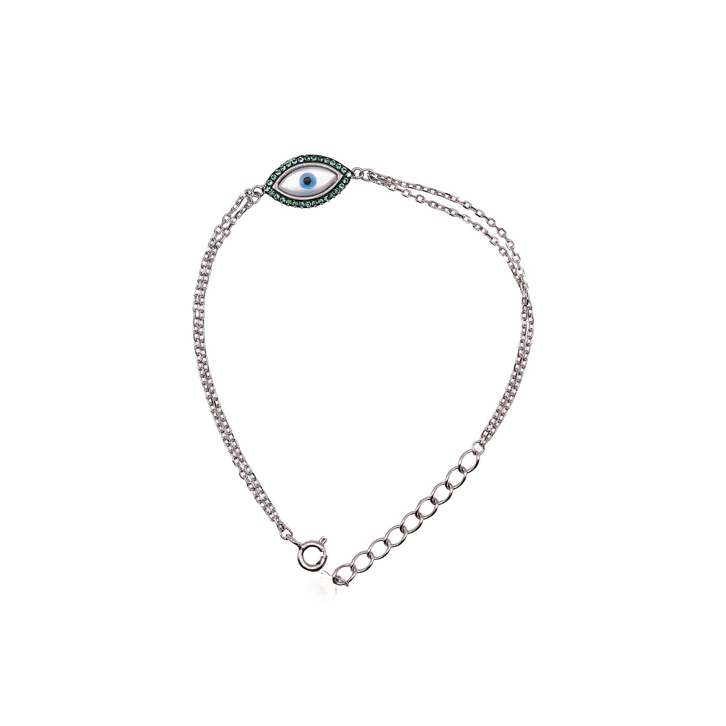 Oval Evil Eye Bracelet