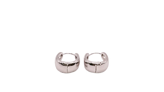 Bold Silver Hoops