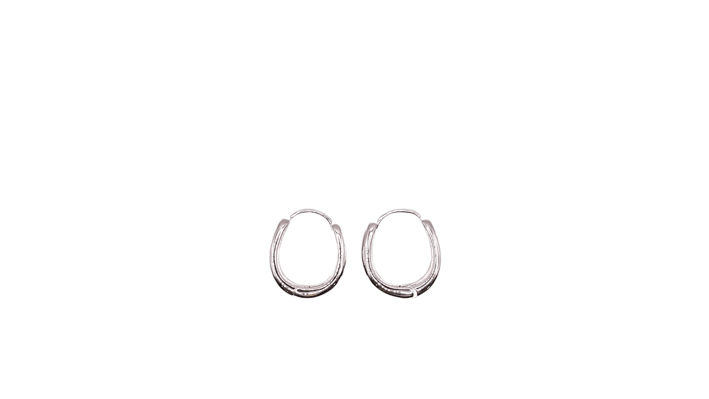 Bold Silver Hoops