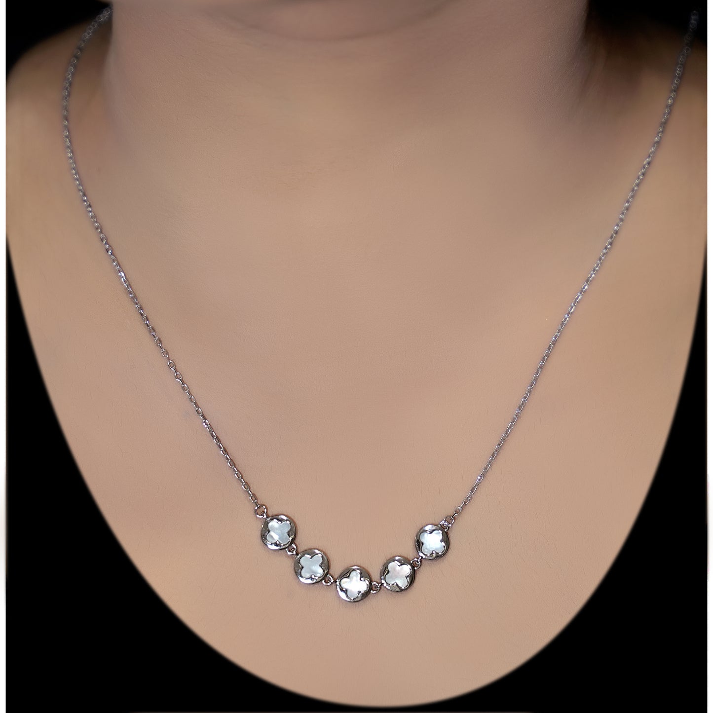 Tennis Vancleef Pendant Chain