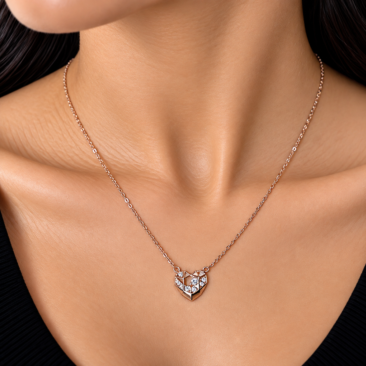 Hexa Heart Pendant