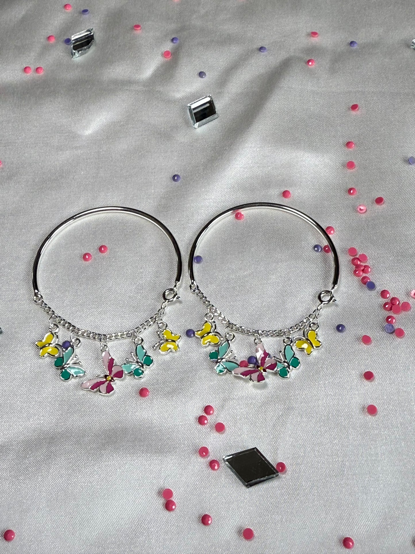 Butterfly half kada half Chain