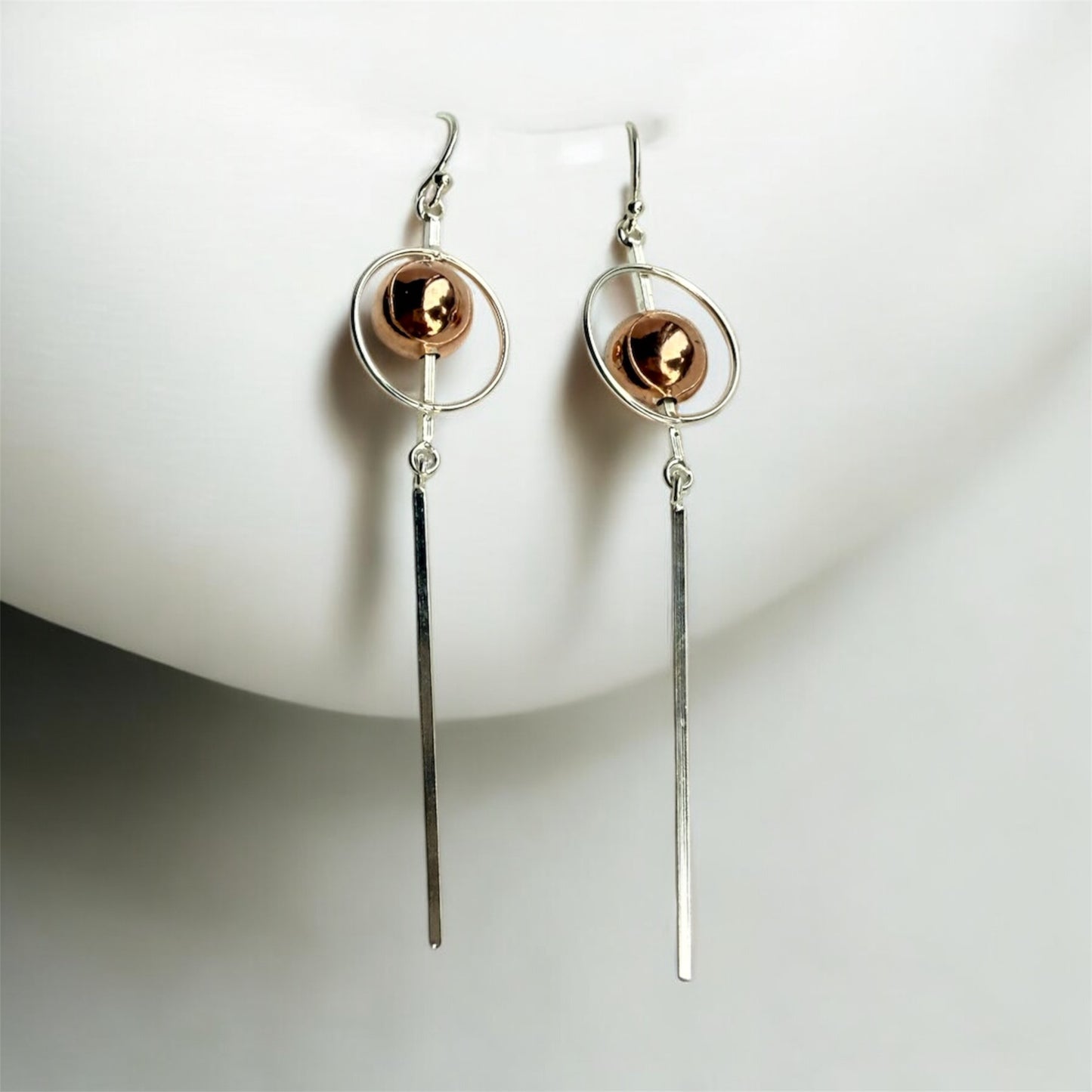 Golden Pearl Danglers