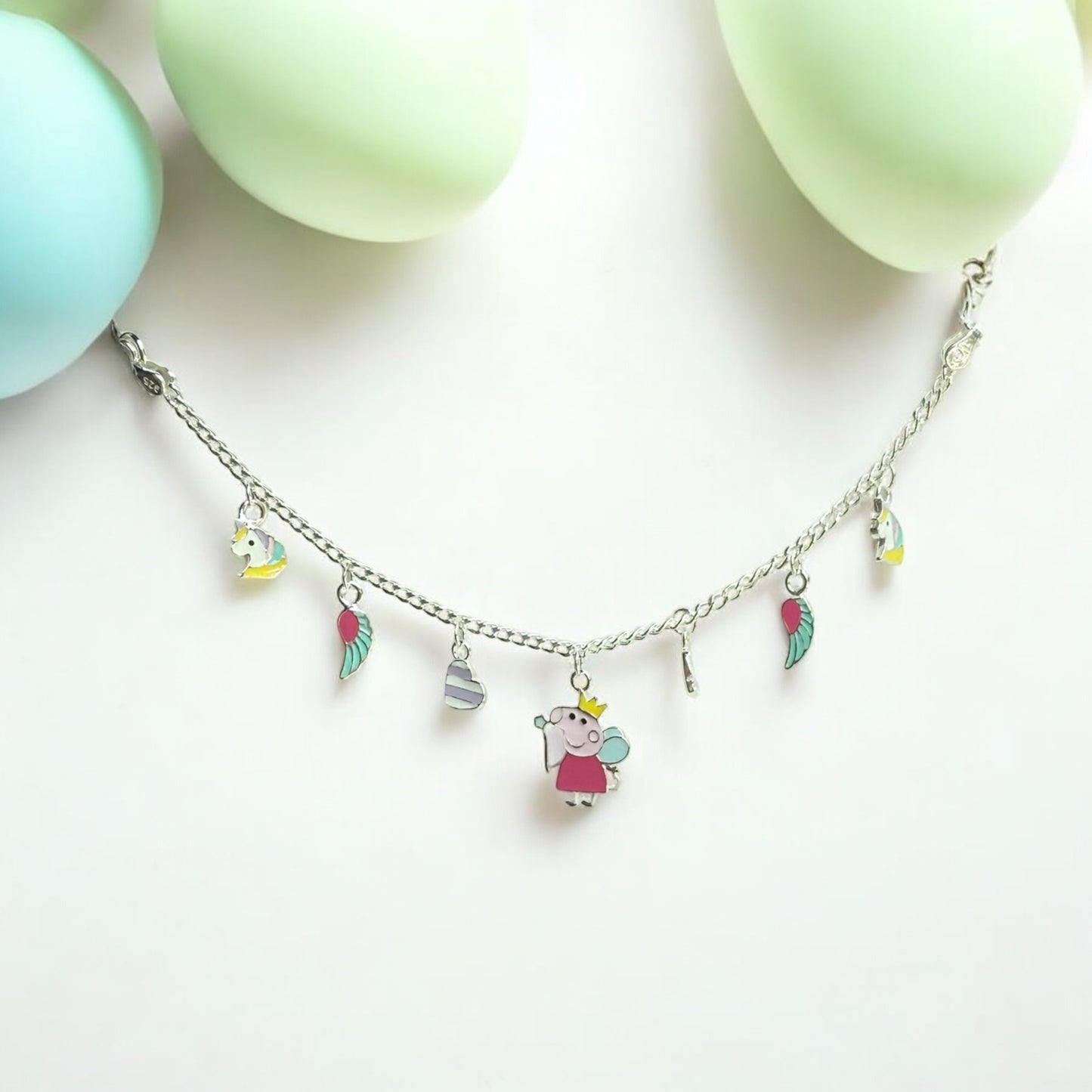 Peppa pig angel bracelet