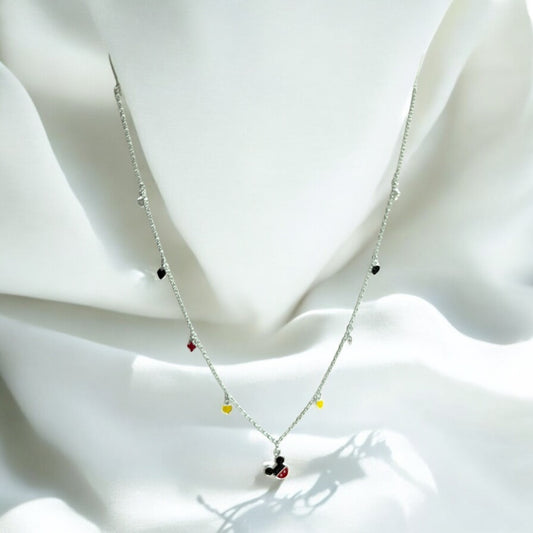 Mickey mouse beads necklace